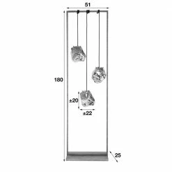 famlights | Stehleuchte Jakub in Transparent und Chrom E27 3-flammig eckig -Stehleuchten Verkäufe 2022 a 416730 famlights stehleuchte jakub in transparent und chrom e27 3 flammig eckig5