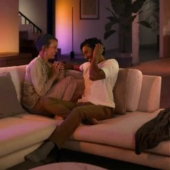 Philips Hue Bluetooth Gradient Stehleuchte Signe 29W 2550lm -Stehleuchten Verkäufe 2022 a 416782 philips hue bluetooth white colour ambiance stehleuchte signe in schwarz 29w 2550lm8 1