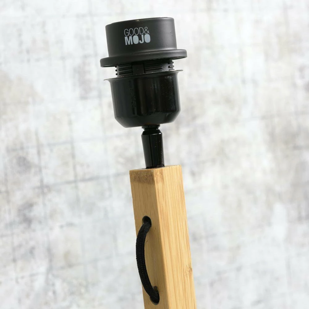 Stehleuchte Kalimantan in Natur-hell und Schwarz E27 10 Stehleuchte Kalimantan in Natur-hell und Schwarz E27 – Bild 8