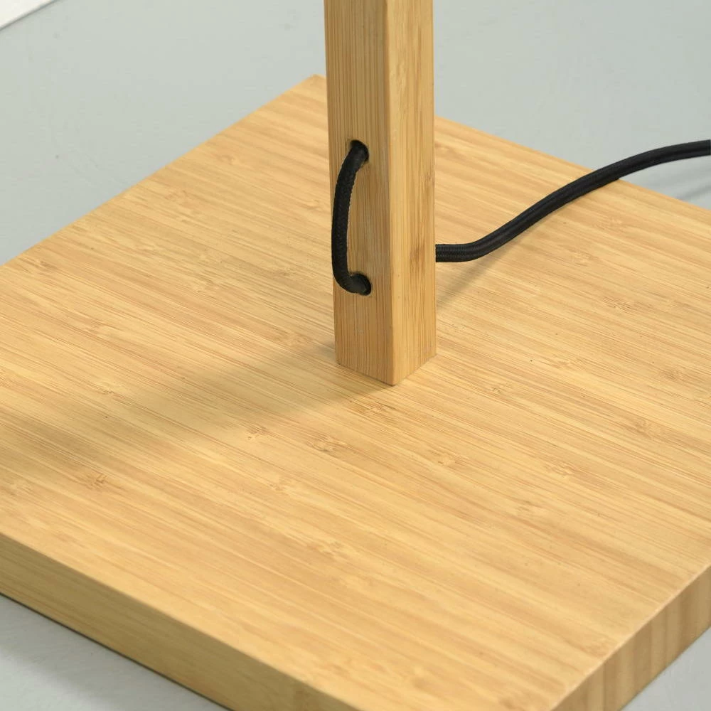 Stehleuchte Kalimantan in Natur-hell und Schwarz E27 11 Stehleuchte Kalimantan in Natur-hell und Schwarz E27 – Bild 9