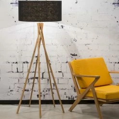 Stehleuchte Kilimanjaro in Natur-hell E27