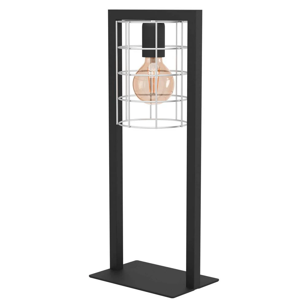 Stehleuchte Jubily in Schwarz und Stahl-verzinkt E27 3 Stehleuchte Jubily in Schwarz und Stahl-verzinkt E27