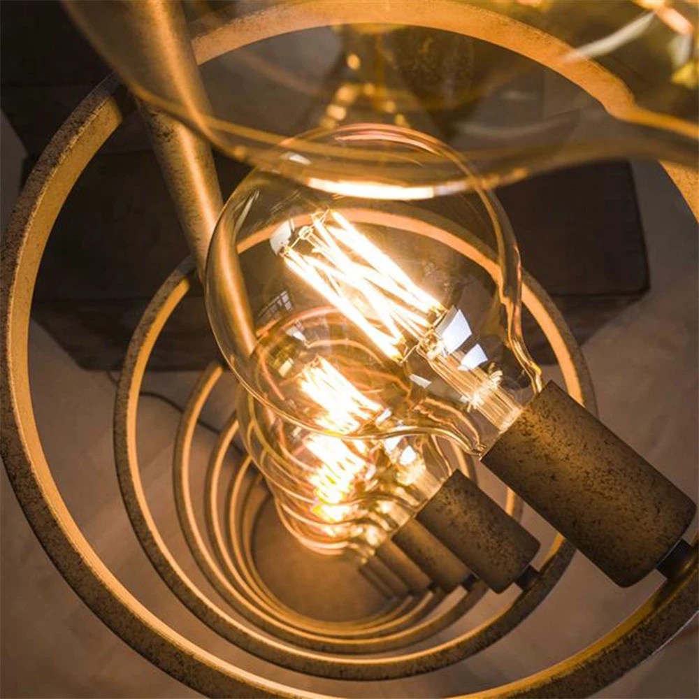 famlights | Stehleuchte Annabell in Altsilber E27 7-flammig 7 famlights | Stehleuchte Annabell in Altsilber E27 7-flammig – Bild 5