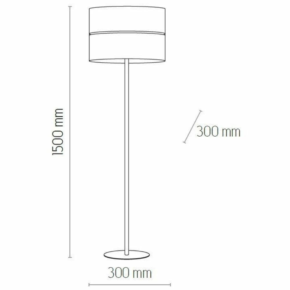 famlights | Stehleuchte Lias in Weiß und Braun E27 5 famlights | Stehleuchte Lias in Weiß und Braun E27 – Bild 3