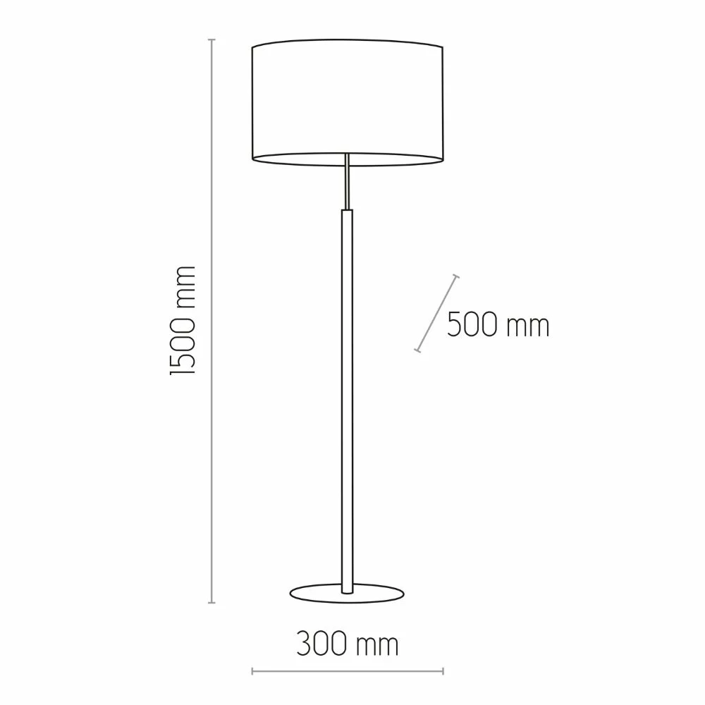 famlights | Stehleuchte Jana in Beige und Schwarz E27 5 famlights | Stehleuchte Jana in Beige und Schwarz E27 – Bild 3