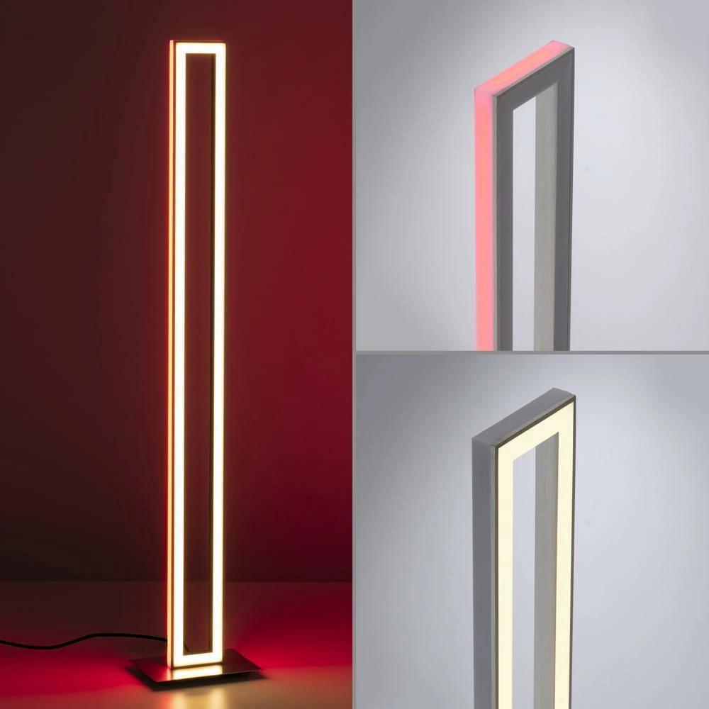 LED Stehleuchte Helix in Aluminium 2x 17,5W 1300lm 5 LED Stehleuchte Helix in Aluminium 2x 17,5W 1300lm – Bild 3