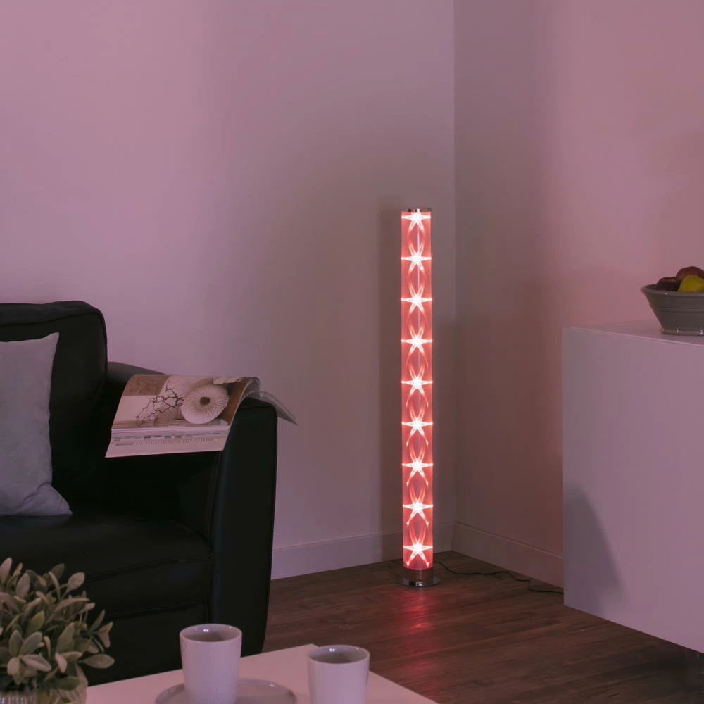 LED Stehleuchte Bingo in Chrom 3,8W 230lm RGBW 4 LED Stehleuchte Bingo in Chrom 3,8W 230lm RGBW – Bild 2