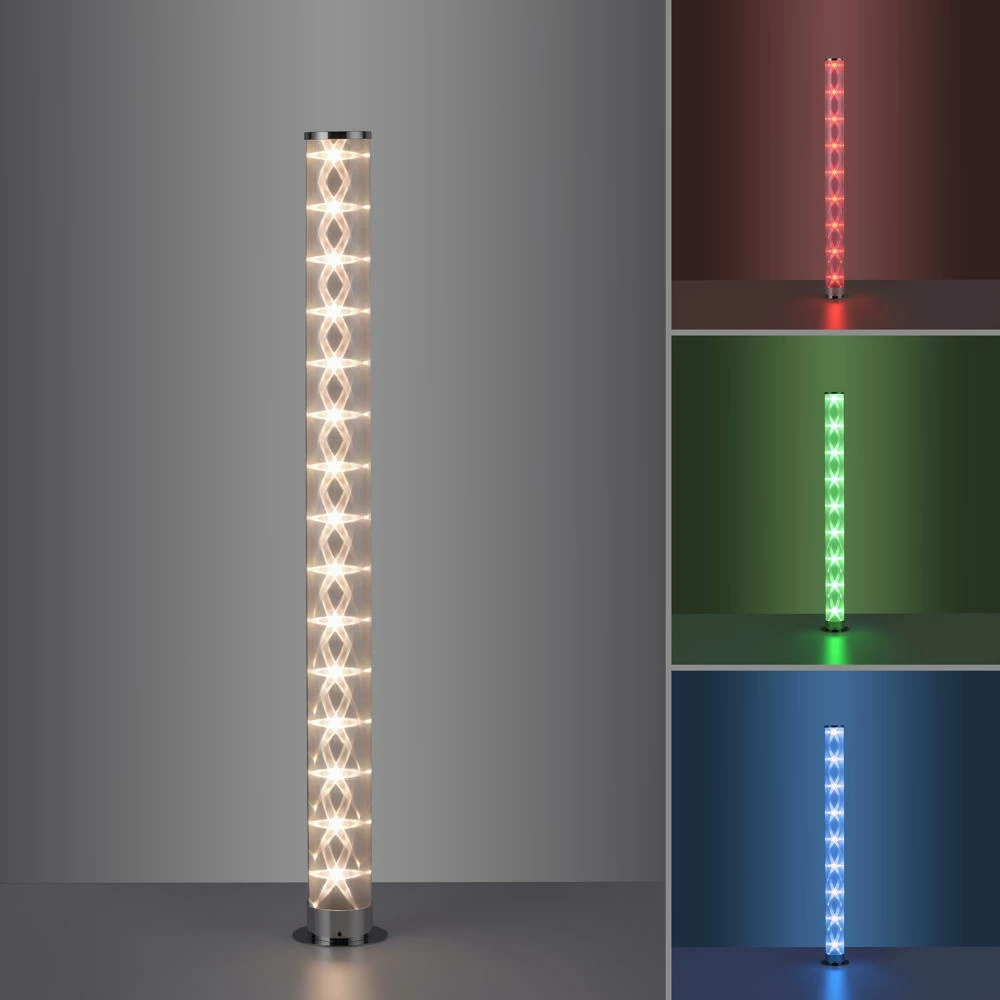 LED Stehleuchte Bingo in Chrom 3,8W 230lm RGBW 5 LED Stehleuchte Bingo in Chrom 3,8W 230lm RGBW – Bild 3