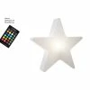 LED Stehleuchte Shining Star Merry Christmas RGBW in Weiß 11,5W 750lm E27 IP44