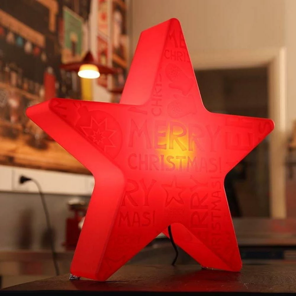 LED Stehleuchte Shining Star Merry Christmas 8W 800lm E27 IP44 3 LED Stehleuchte Shining Star Merry Christmas 8W 800lm E27 IP44