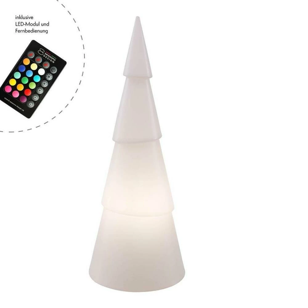 LED Stehleuchte Shining Tree RGBW in Weiß 11,5W 750lm E27 IP44 3 LED Stehleuchte Shining Tree RGBW in Weiß 11,5W 750lm E27 IP44