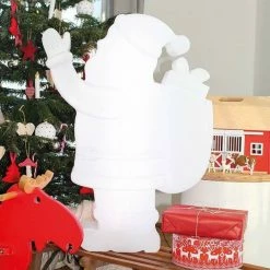 LED Stehleuchte Shining Santa RGBW in Weiß 11,5W 750lm E27 IP44 -Stehleuchten Verkäufe 2022 a 541708 led stehleuchte shining santa rgbw in weiss 115w 750lm e27 ip445