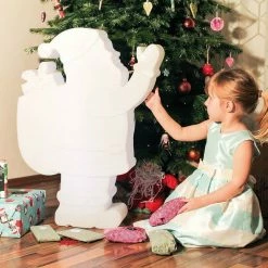 LED Stehleuchte Shining Santa RGBW in Weiß 11,5W 750lm E27 IP44 -Stehleuchten Verkäufe 2022 a 541708 led stehleuchte shining santa rgbw in weiss 115w 750lm e27 ip447