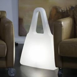 LED Stehleuchte Shining Bag in Weiß E27 IP44 -Stehleuchten Verkäufe 2022 a 541928 led stehleuchte shining bag 2700k in weiss 8w 800lm e27 ip448