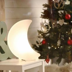 LED Stehleuchte Shining Moon in Weiß E27 IP44