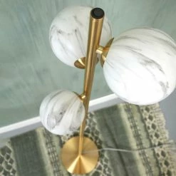 Stehleuchte Carrara in Weiß und Gold G9 3-flammig -Stehleuchten Verkäufe 2022 a 542315 stehleuchte carrara in weiss und gold g9 3 flammig4