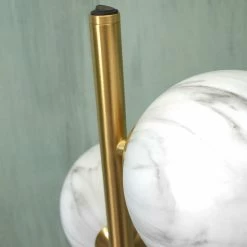 Stehleuchte Carrara in Weiß und Gold G9 3-flammig -Stehleuchten Verkäufe 2022 a 542315 stehleuchte carrara in weiss und gold g9 3 flammig7