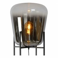 Stehleuchte Glorio in Schwarz-transparent und Schwarz E27 -Stehleuchten Verkäufe 2022 a 543557 stehleuchte glorio in schwarz transparent und schwarz e274