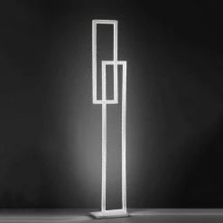 LED Stehleuchte Mary in Aluminium-gebürstet 4x 8W 2100lm