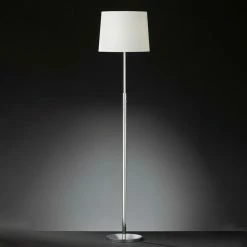 LED Stehleuchte Hilver in Chrom 21W 600lm