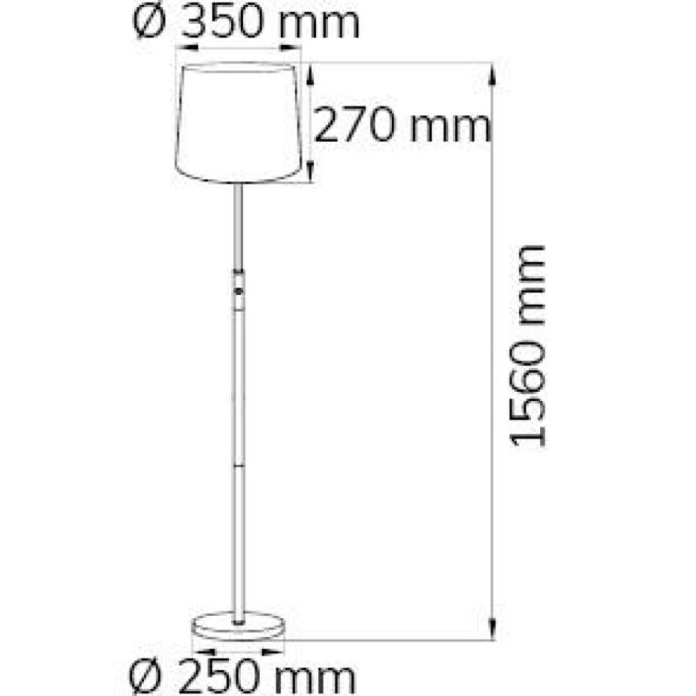 LED Stehleuchte Hilver in Chrom 21W 600lm 6 LED Stehleuchte Hilver in Chrom 21W 600lm – Bild 4