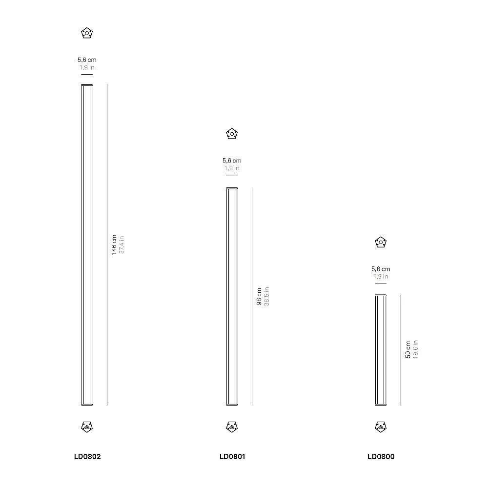 LED Akku Stehleuchte Pencil 6W 680lm IP65 500mm mit Drehfuß 6 LED Akku Stehleuchte Pencil 6W 680lm IP65 500mm mit Drehfuß – Bild 4