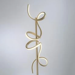 LED Stehleuchte Curls in Gold 2x 11W 2720lm 19 LED Stehleuchte Curls in Gold 2x 11W 2720lm -Stehleuchten Verkäufe 2022 a 554701 led stehleuchte curls in gold 2x 11w 2720lm8