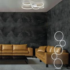 LED Stehleuchte Rondo in Silber 5x 7,2W 4700lm -Stehleuchten Verkäufe 2022 a 555486 led stehleuchte rondo in silber 5x 72w 4700lm3