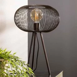 famlights | Stehleuchte Naya in Braun-antik und Schwarz-matt E27 -Stehleuchten Verkäufe 2022 a 559845 famlights stehleuchte naya in braun antik und schwarz matt e27 550mm3